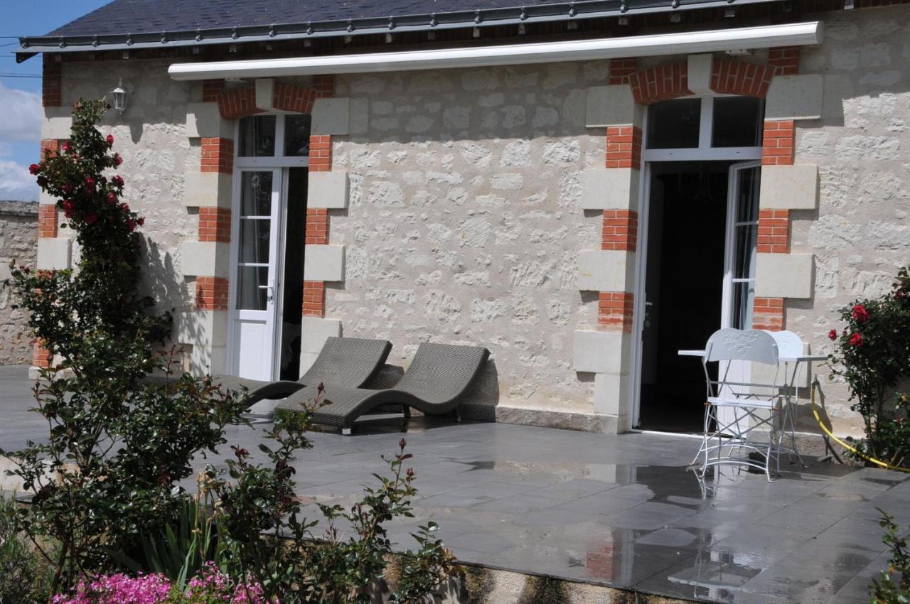 Petite Maison Des Roses - Gite 2 Personnes Brain-sur-Allonnes Exteriör bild